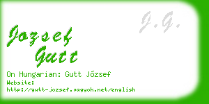 jozsef gutt business card